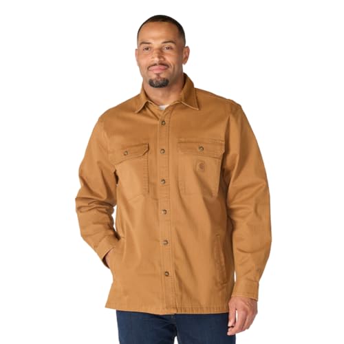 Amazon.com: Carhartt Men's Newcastle Shirt Jac, Carhartt Brown
